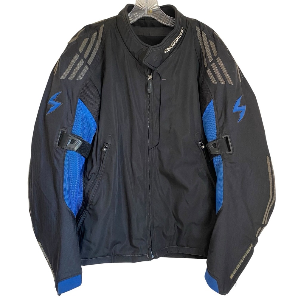 Scorpion EXO Motorcycle Jacket Men XL  Armored Waterproof Skeletal Protection